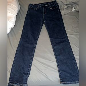 American eagle dark wash jeans size 8 short